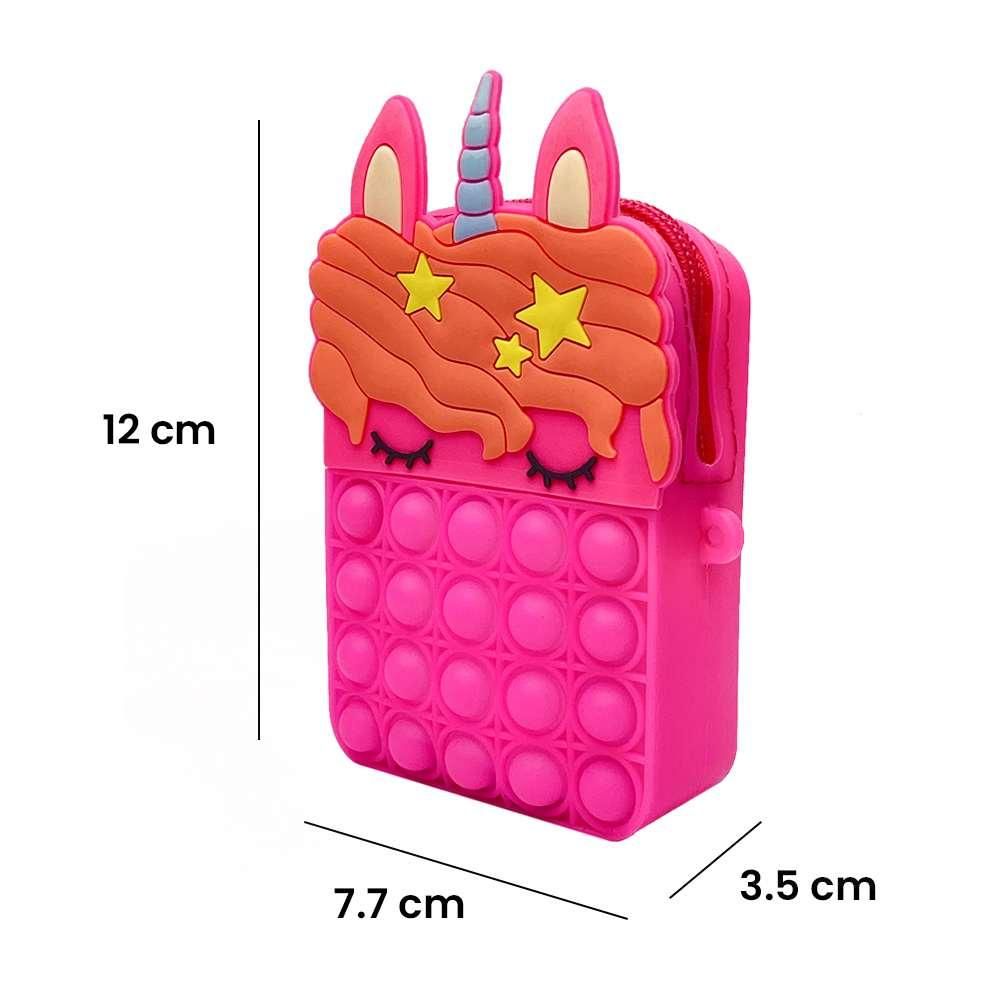 Unicorn sling Pop it Bags for Girls Kids Sling Bags
